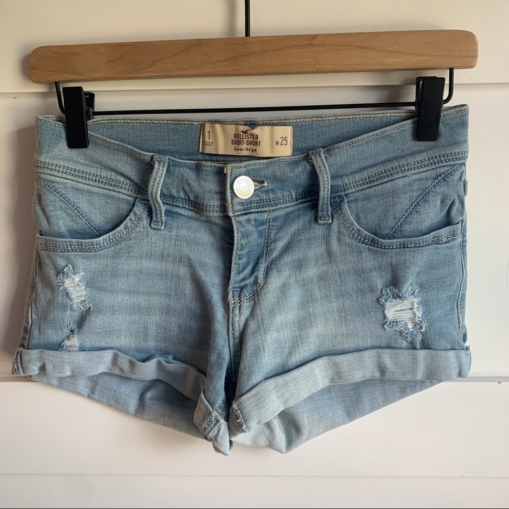 HOLLISTER | GUC Light Denim ‘Vintage’ Short sz1 25